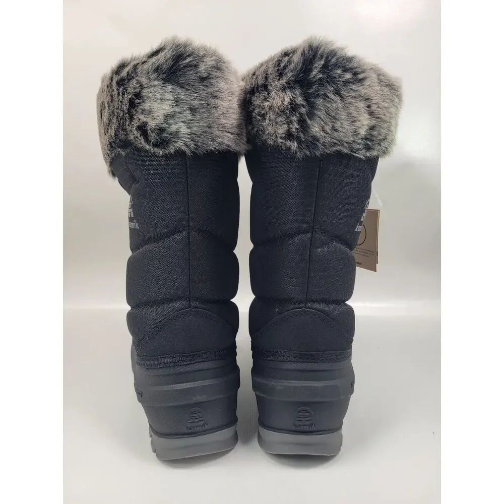Kamik Women's Momentum L2 Waterproof Winter Boots Black Size 8 - Picture 5 of 14